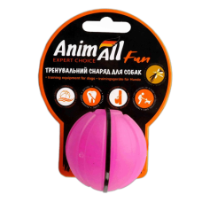 Игрушка AnimAll Fun тренировочный мяч для собак, фиолетовая