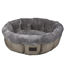 Лежак-кошик AnimAll Mary для котів та собак, колір сірий, M 60х60х17 см
