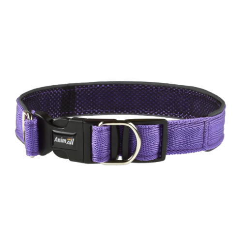 Комплект AnimAll VetLine Double Guard нашийник з протипаразитарною стрічкою, 25 мм, 400 - 500 мм, пурпурний