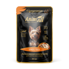 Вологий корм AnimAll для собак, качка, 80 г