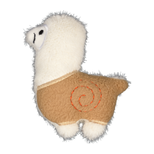 Игрушка AnimАll GrizZzly мягкая Лама для собак, 13 см