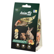 Ласощі AnimAll для гризунів сушений овочевий мікс з селерою, 50 г