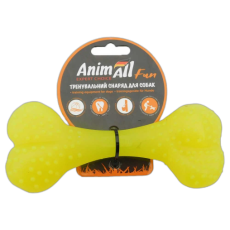 Іграшка AnimAll Fun кістка, жовта, 15 см
