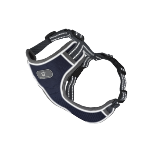 Шлея AnimAll HL-8005-2 для собак, темно-синя, M, 30-36 см/38-64 см