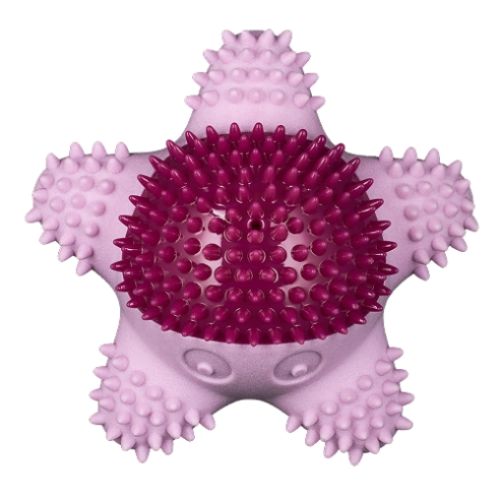AGrizZzly Baby 0440 Игрушка Морская звезда, розовая лаванда, (13,3х12,7х5,8 см)