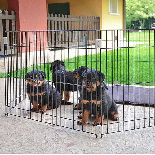Загін для собак і цуценят Ferplast Dog Training, можна використовувати як перегородку