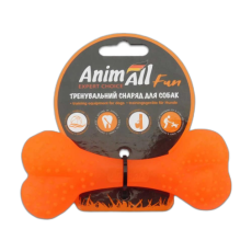 Игрушка AnimAll Fun кость, оранжевая, 12 см