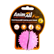 Игрушка AnimAll Fun мяч каштан для собак, фиолетовая
