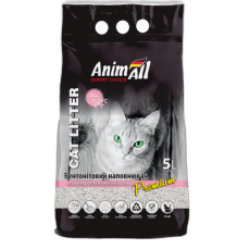 Бентонітовий наповнювач AnimAll Premium Baby Powder з ароматом дитячої пудри, для котів, 5 л