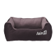 Лежанка AnimAll Nena S Velours Berry для собак і котів, коричнева, 45×35×16 см
