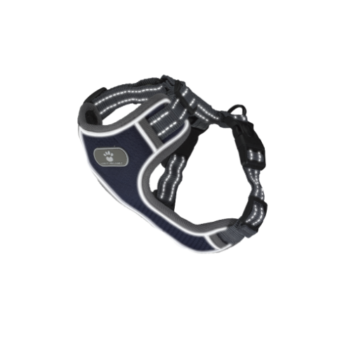 Шлея AnimAll HL-8005-2 для собак, темно-синя, S, 28-34 см/28-48 см