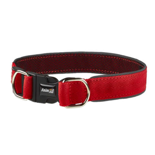 Комплект AnimAll VetLine Double Guard ошейник с противопаразитарной лентой, 25 мм, 400 – 500 мм, красный