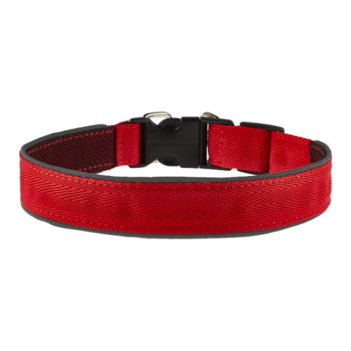 Комплект AnimAll VetLine Double Guard ошейник с противопаразитарной лентой, 25 мм, 400 – 500 мм, красный