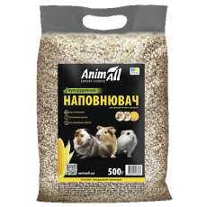 Наповнювач AnimAll кукурудзяний для туалетів тварин, для гризунів, 500 г