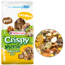 Корм Versele-Laga Crispy Muesli Hamster для хом`яків, щурів, мишей, піщанок, 1 кг