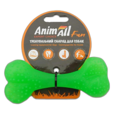 Игрушка AnimAll Fun кость, зеленая, 12 см