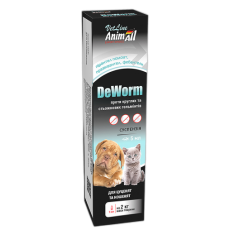 Суспензия AnimAll VetLine DeWorm антигельминтный препарат для щенков и котят, 5 мл