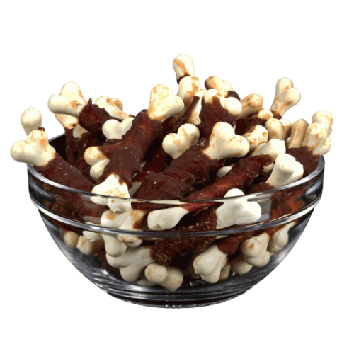 Лакомство AnimAll Snack мясо утки на кальциевой кости, для собак, 500 г