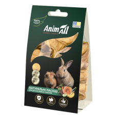 Ласощі AnimAll для гризунів сушене яблуко, 50 г