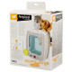 Дверцята Ferplast Swing Microchip Large White з мікрочіпом для великих кішок та маленьких собак