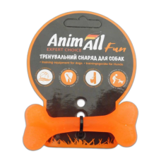 Игрушка AnimAll Fun кость, оранжевая