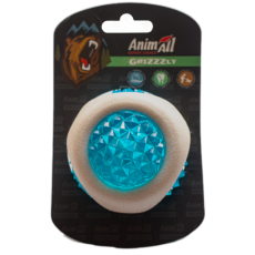 Іграшка AnimAll GrizZzly для собак, кістка світиться, 12.5 см
