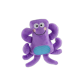 М`яка іграшка AnimAll GrizZzly Восьминіг, для собак, 17 см