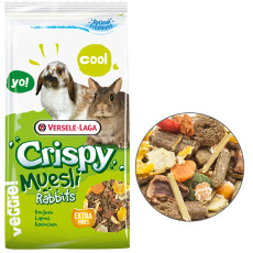 Корм Versele-Laga Crispy Muesli Rabbits Cuni для карликових кроликів, 1 кг