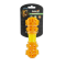 Игрушка AnimAll GrizZzly мультифункциональная косточка, для собак, 24.4×7.3×5.1 см, оранжево-желтая