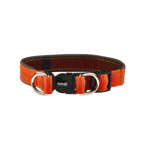 Комплект AnimAll VetLine Double Guard нашийник з протипаразитарною стрічкою, 20 мм, 320 - 400 мм, помаранчевий