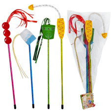 Cattyman Cat Wand Toy іграшка для котів, набір 4шт.