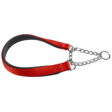 Нейлоновый ошейник с металлической цепочкой для собак Ferplast Daytona CSS20/50 Red
