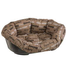 Пластиковий лежак для собак та кішок у комплекті з подушкою Ferplast Sofa` 2