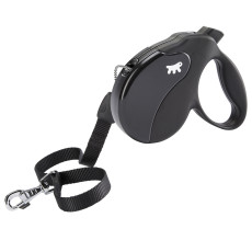 Поводок-рулетка для собак cо шнуром Ferplast Amigo Cord L Black