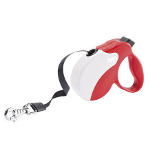 Повідець-рулетка для собак зі стрічкою Ferplast Amigo Tape Mini Red