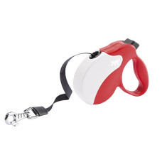Повідець-рулетка для собак зі стрічкою Ferplast Amigo Tape S Red