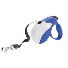 Повідець-рулетка для собак зі стрічкою Ferplast Amigo Tape S Blue