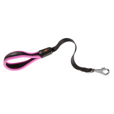 Короткий эргономичный поводок для собак Ferplast Ergofluo GM25/55 Fuchsia