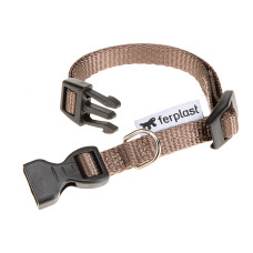 Нейлоновый ошейник для собак Ferplast Club C10/25 Marrone