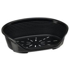 Пластиковий лежак для собак та кішок Ferplast Siesta Deluxe 6 Nero