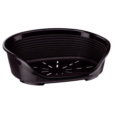 Пластиковий лежак для собак та кішок Ferplast Siesta Deluxe 12 Nero
