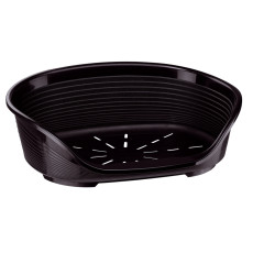 Пластиковий лежак для собак та кішок Ferplast Siesta Deluxe 12 Nero