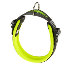 Нашийник для собак на м`якій підкладці Ferplast Ergofluo C15/33 Verde Acido