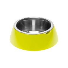 Нековзаюча сталева миска для котів та собак Ferplast Jolie Acid Green, 850 мл