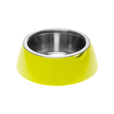 Нековзаюча сталева миска для котів та собак Ferplast Jolie Acid Green, 1200 мл