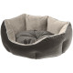 Лежанка для кошек и собак из бархатистой ткани Ferplast Queen 60 Grey