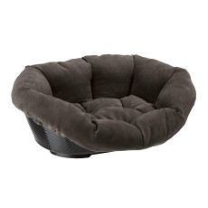 Пластиковий лежак для котів та собак з м`якою подушкою Ferplast Sofa` Prestige 4
