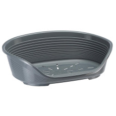 Пластиковий лежак для собак та кішок Ferplast Siesta Deluxe 12 Grey