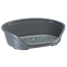 Пластиковий лежак для собак та кішок Ferplast Siesta Deluxe 4 Grey
