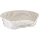 Пластиковий лежак для собак та кішок Ferplast Siesta Deluxe 2 Bianco